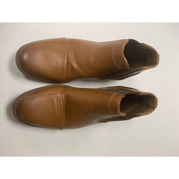 Girls Tan Cute Booties - Picture 3 of 9